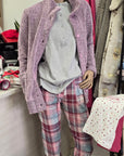 Pigiama donna caldo cotone Scottisch
