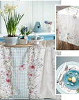 Tovaglia vichy easter cotone antimacchia