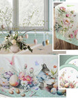 Tovaglia easter eggs cotone antimacchia