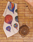 Canovaccio mongolfiere puro lino