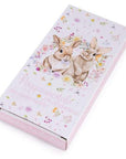 Poggiamestolo bunny in scatola regalo