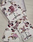 Pigiama ragazza Mickey and friends aperto taglio uomo