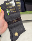 Calze uomo lunghe caldo cotone bamboo Aven