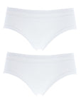 N.4 slip vita media con pizzo cotone