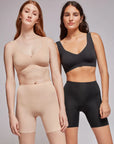 Slip Donna Vita Alta Pantaloncino Gisela 1/0213 col Nero/ Nudo
