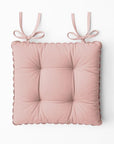 Set 2 cuscini sedie con laccetti