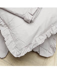 Completo lenzuola shabby rouches