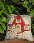 Cuscino arredo casetta Innevata