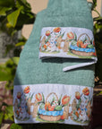 Coppia asciugamani bunny garden