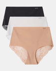Slip/guainetta vita medio art.Alda alta con pizzo sul retro