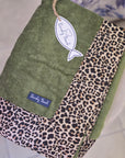 Telo mare con bordo maculato Lovely Shabby