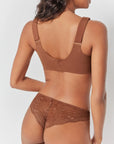 Slip brasiliana in microfibra con pizzo sul retro - 1/0226