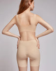 Slip Donna Vita Alta Pantaloncino Gisela 1/0213 col Nero/ Nudo