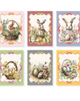 Set 6 strofinacci country chic easter