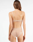 Slip/guainetta vita medio art.Alda alta con pizzo sul retro