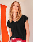 T-shirt basic scollo v Freschissima