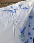 Completo lenzuola matrimoniale in percalle di puro cotone Elisa