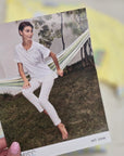 Pigiama Donna Puro Cotone Maniche Corte e Pantaloni Lunghi