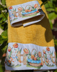 Coppia asciugamani bunny garden