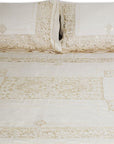 Coordinato Copriletto, Lenzuolo e Tovaglia 1236 2 Posti Puro Lino