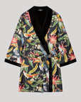 Kimono reversibile raso setificato Dorotea