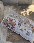 Cuscino arredo natalizio trenino
