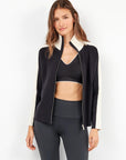 Giacca tricot bicolore