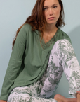 Pigiama donna lungo toile de Jouy