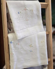 Coppia asciugamani Bellavia florence in 100% lino
