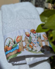 Coppia asciugamani bunny garden
