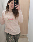 Pigiama donna fiorellino