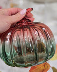 Zucca decorativa in vetro