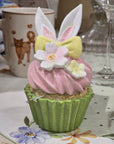 Muffin decorativo con orecchie coniglietto