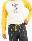 Pigiama uomo Snoopy Peanuts caldo cotone
