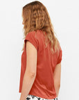 T-shirt basic scollo v Freschissima Ruggine