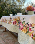 Copritavolo easter garden