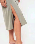Camicia lunga donna in raso Eveline