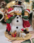Statuetta Decorativa Pupazzo di Neve Natale - Clayre & Eef