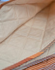 Trapuntino double-face Gabel 100% cotone righe arancione