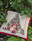 Cuscino arredo cagnolini a natale