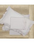 Completo lenzuola shabby rouches