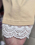Camicia da Notte Donna 'I Love You Idiot' - Cotone Morbido con Pizzo Bacirubati