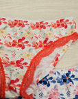 Tris slip cotone Flowers