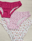 Tris slip cotone Lady