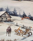 Copripiumino paesaggio invernale