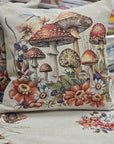 Cuscino arredo funghetti gobelin 45x45 cm