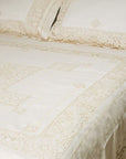 Coordinato Copriletto, Lenzuolo e Tovaglia 1236 2 Posti Puro Lino