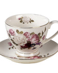 Tazza flowers chic con piattino
