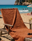 Telo mare con frange Pardus maculato lovely shabby