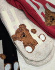 1 paio Calzino Antiscivolo teddy donna